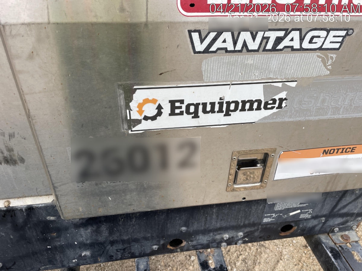 Lincoln Electric Vantage 322 Lincoln Vantage 322 Welder w/Trailer