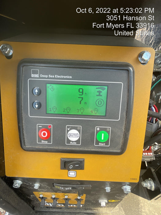 2022 Allmand NLV3GR (4) LED Light Fixture 350W, 23' Vertical Mast, 3kW Prime, Towable, Deep Sea L401, Leveling Jacks, Yanmar T4F 5.8hp