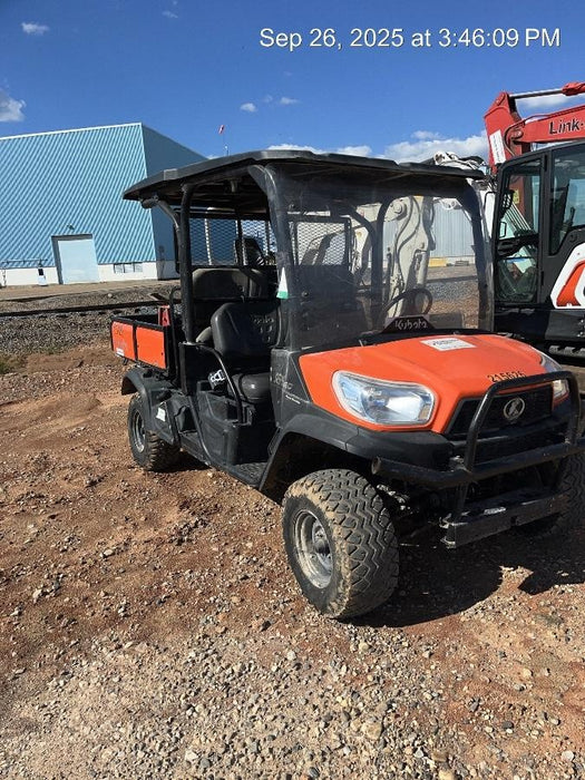 2022 Kubota RTV-X1140W-H Plastic Canopy, Windshield Acrylic Clear, LED Strobe Light, Wire Harness Kit, Back up Alarm