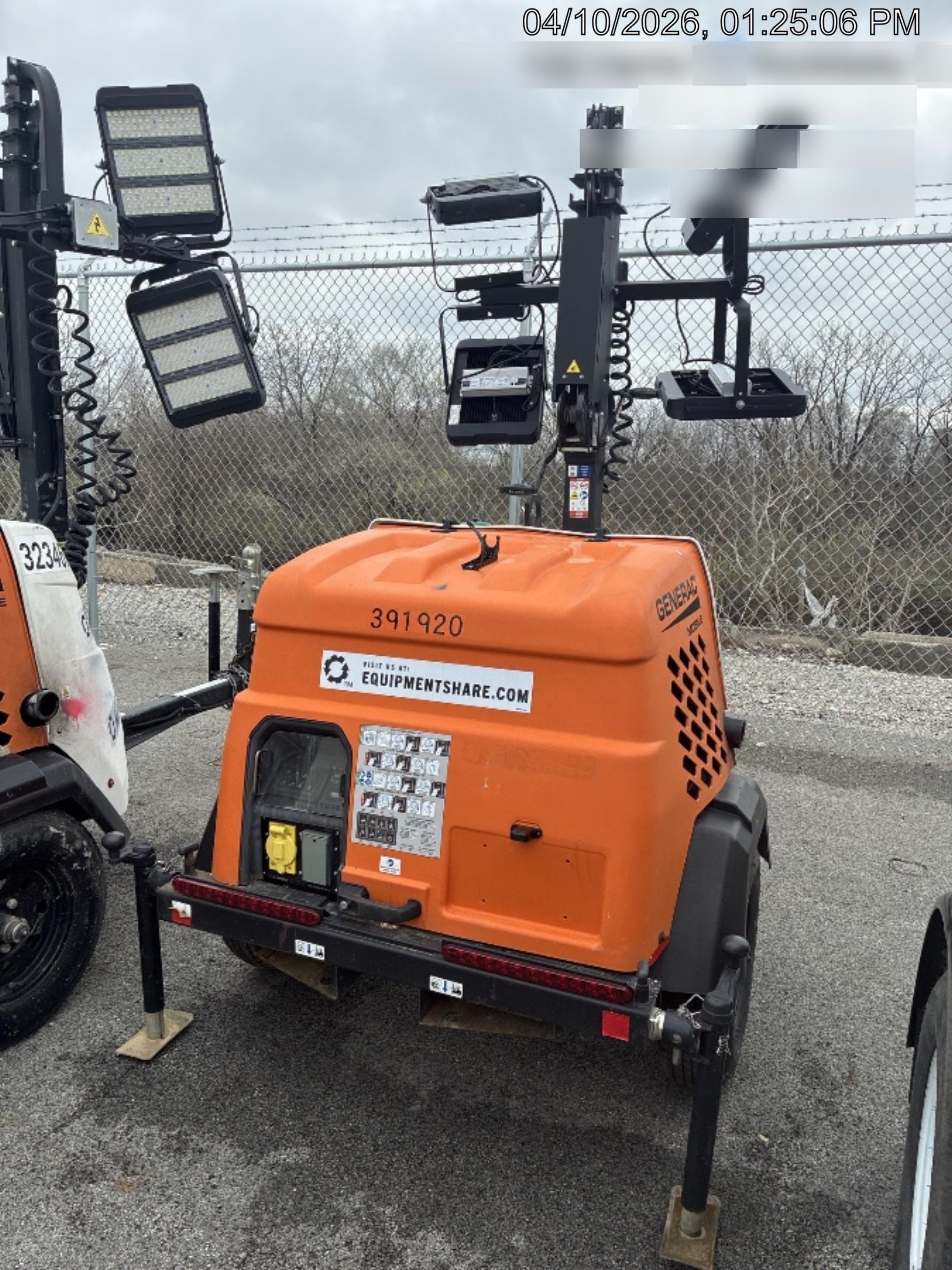 2024 Generac MLT2 Diesel, Flex Switch 120V Input, Powerzone Controller, 
(4) 320W LED Lights, 4kW Generator, 39.9 Gal Fuel Tank, 2" Ball, T3