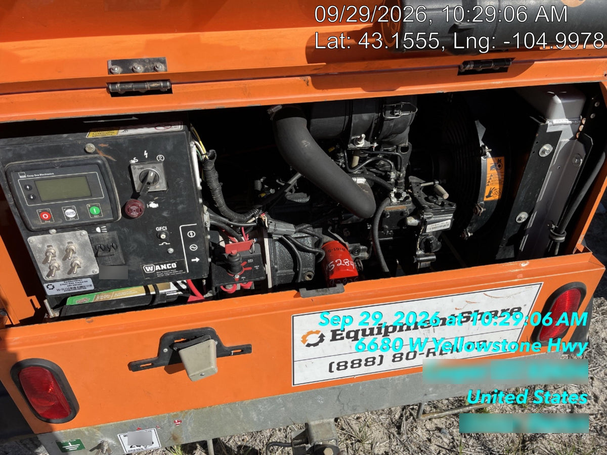 2024 Wanco WLTT-4MM4K Diesel, Deep Sea Controller, Shore Power Plug, Auto Start, (4) 350W LED Floodlights, 4kW Generator, 60 Gal Fuel Tank, 2" Ball, T3