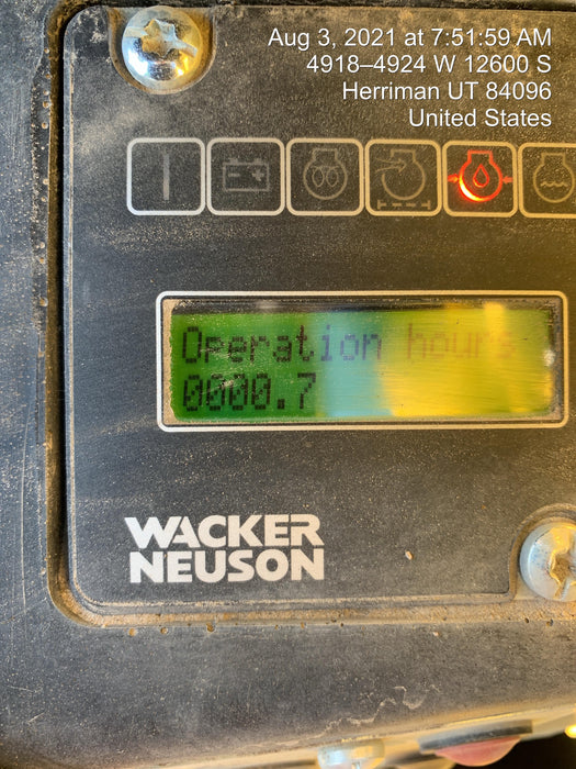 2020 Wacker Neuson DPU90r Vibration plate