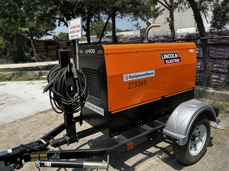 2022 Lincoln Electric LE400 Kubota V1505, Trlr, Cable Rack, Light Kit, ES Decals, T3