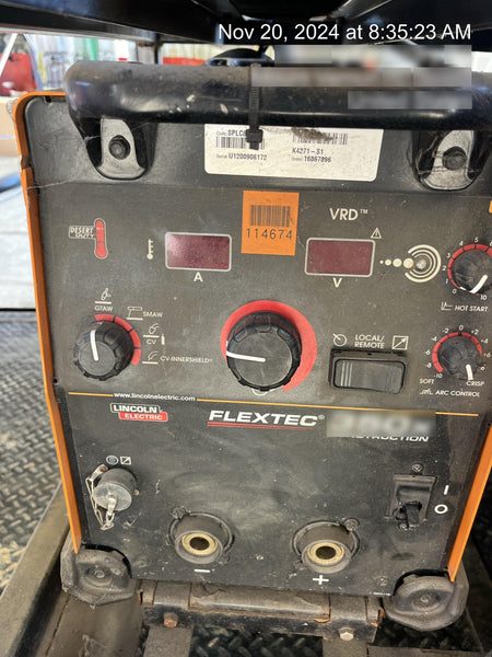 2020 LINCOLN ELECTRIC FLEXTEC 350X