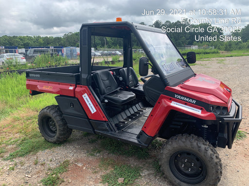 2021 Yanmar YU1000 Canopy, Steel Wheel, Poly WindShield, Beacon, Backup Alarm