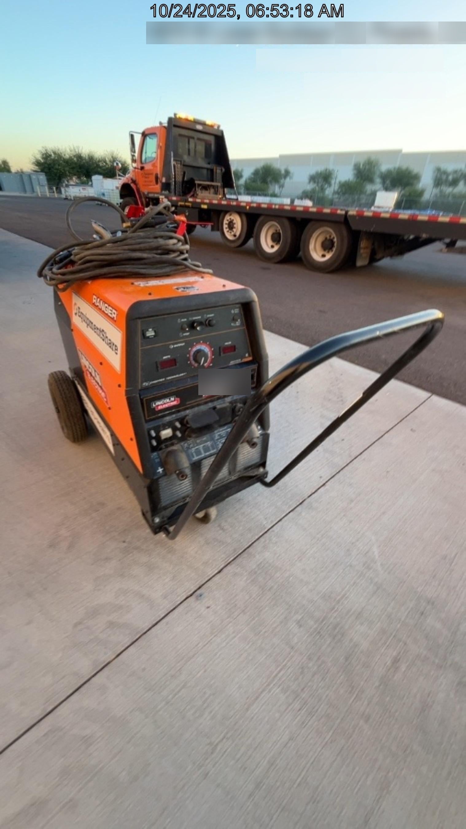 2021 Lincoln Electric Ranger 305 LPG LPG One-Pak (includes undercarriage, tank holder & tank strap) ORANGE