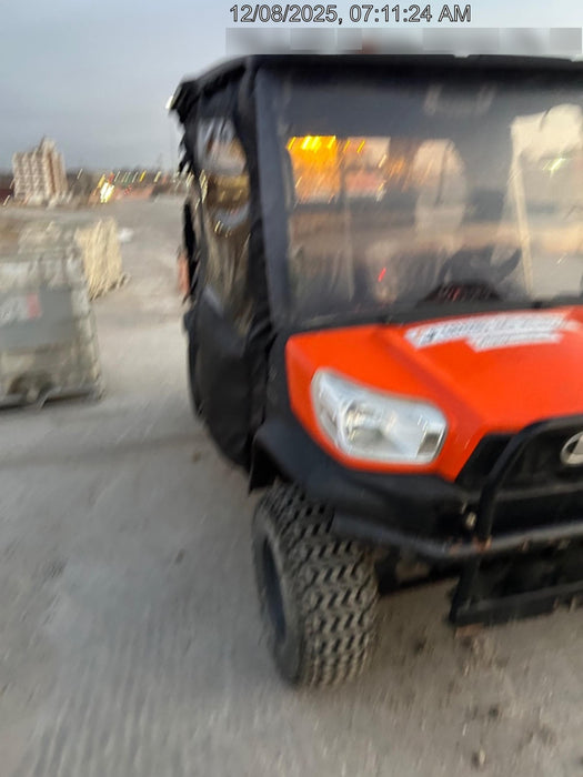 2022 Kubota RTV-X1140W-H Plastic Canopy, Windshield Acrylic Clear, LED Strobe Light, Wire Harness Kit, Back up Alarm