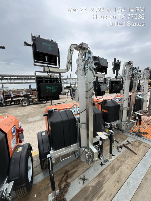 2024 Wanco WLTT-4MM4K Diesel, Deep Sea Controller, Shore Power Plug, Auto Start, (4) 350W LED Floodlights, 4kW Generator, 60 Gal Fuel Tank, 2" Ball, T3