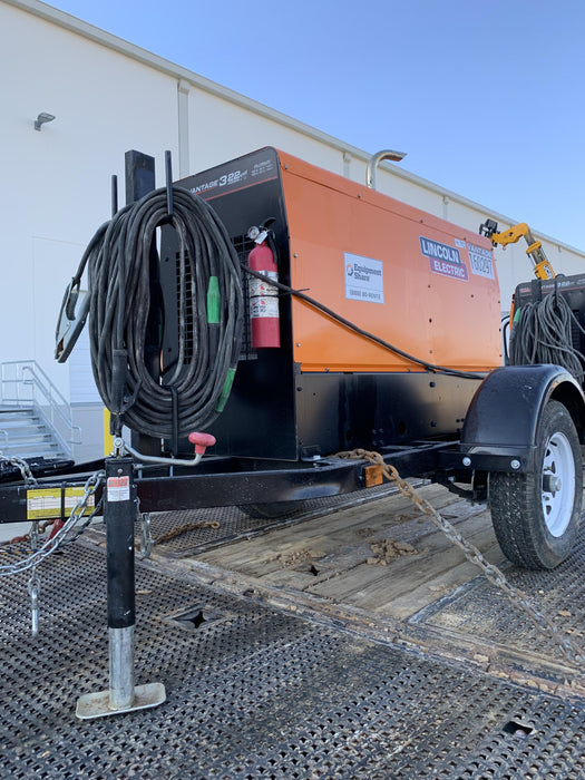 2021 Lincoln Electric Vantage 322 Vantage 322 Ready Pak 3 w/ Decals, ORANGE (includes trailer, cable rack, fender light kit) NO Telematics