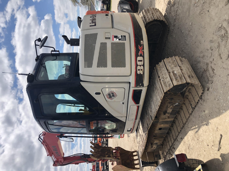 2020 Link-Belt 80X3EX 80 X3 SPIN ACE FINAL TIER 4 HYDRAULIC CRAWLER EXCAVATOR BASE MACHINE F.O.B. PORT OF ENTRY