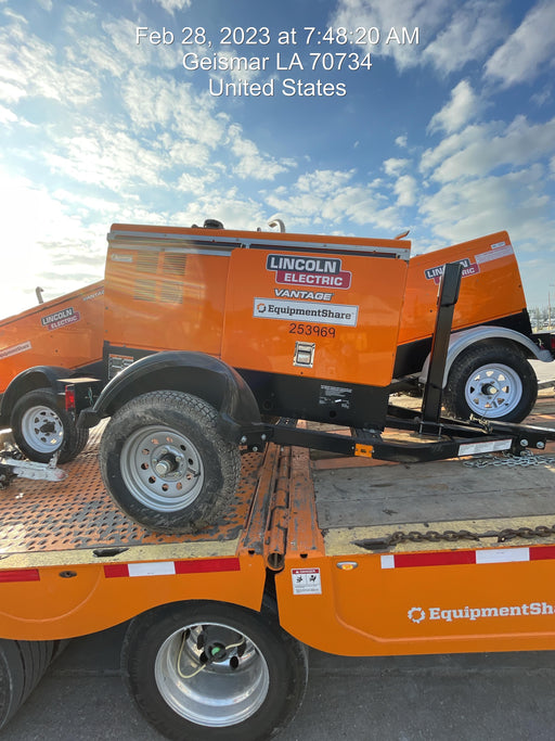 2022 Lincoln Electric LE400 Kubota V1505, Trlr, Cable Rack, Light Kit, ES Decals, T3