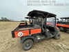 2021 Kubota RTV-X1140W-H Plastic Canopy, Windshield Acrylic Clear, LED Strobe Light, Wire Harness Kit, Back up Alarm