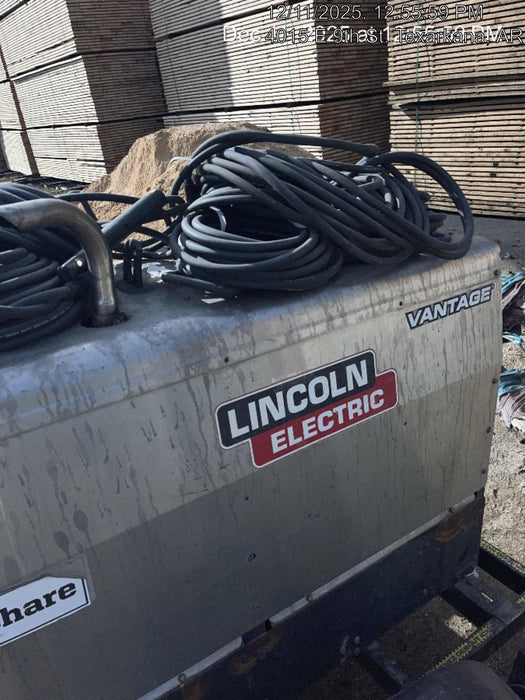 Lincoln Electric Vantage 322 Lincoln Vantage 322 Welder w/Trailer
