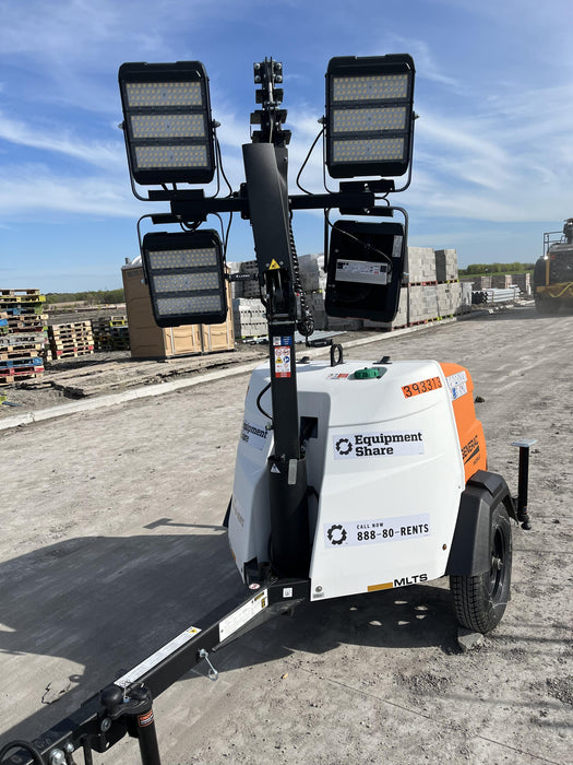 2024 Generac MLT2 Diesel, Flex Switch 120V Input, Powerzone Controller, 
(4) 320W LED Lights, 4kW Generator, 39.9 Gal Fuel Tank, 2" Ball, T3