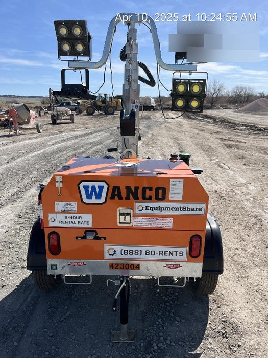 2024 Wanco WLTT-4MM4K Diesel, Deep Sea Controller, Shore Power Plug, Auto Start, (4) 350W LED Floodlights, 4kW Generator, 60 Gal Fuel Tank, 2" Ball, T3