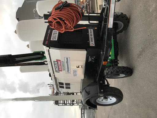 2019 Lincoln Electric Vantage 322 Welder Ready-Pak 3, Two wheel trailer, Fender and Light kit, Cable Rack