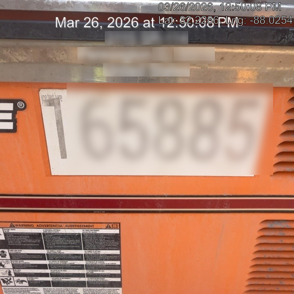 2021 Lincoln Electric Vantage 549X Ready Pak 3, ORANGE (includes trailer, cable rack, fender light kit)