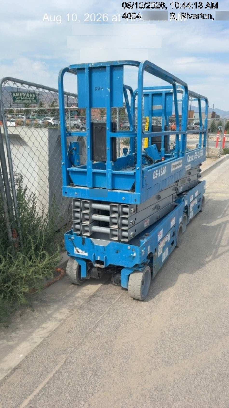 2020 Genie GS-1930 Fixed rails with chain entry gate - Pre A92.20