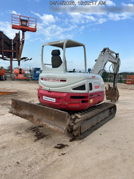 2019 Takeuchi TB260 Takeuchi TB260 Canopy w/Rubber Tracks, Auxiliary Hydraulics, Standard Blade, Manual QC