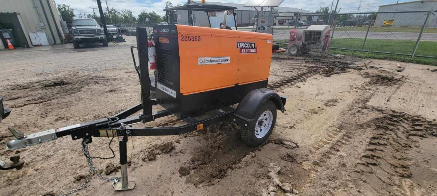 2022 Lincoln Electric LE400 Kubota V1505, Trlr, Cable Rack, Light Kit, ES Decals, T3