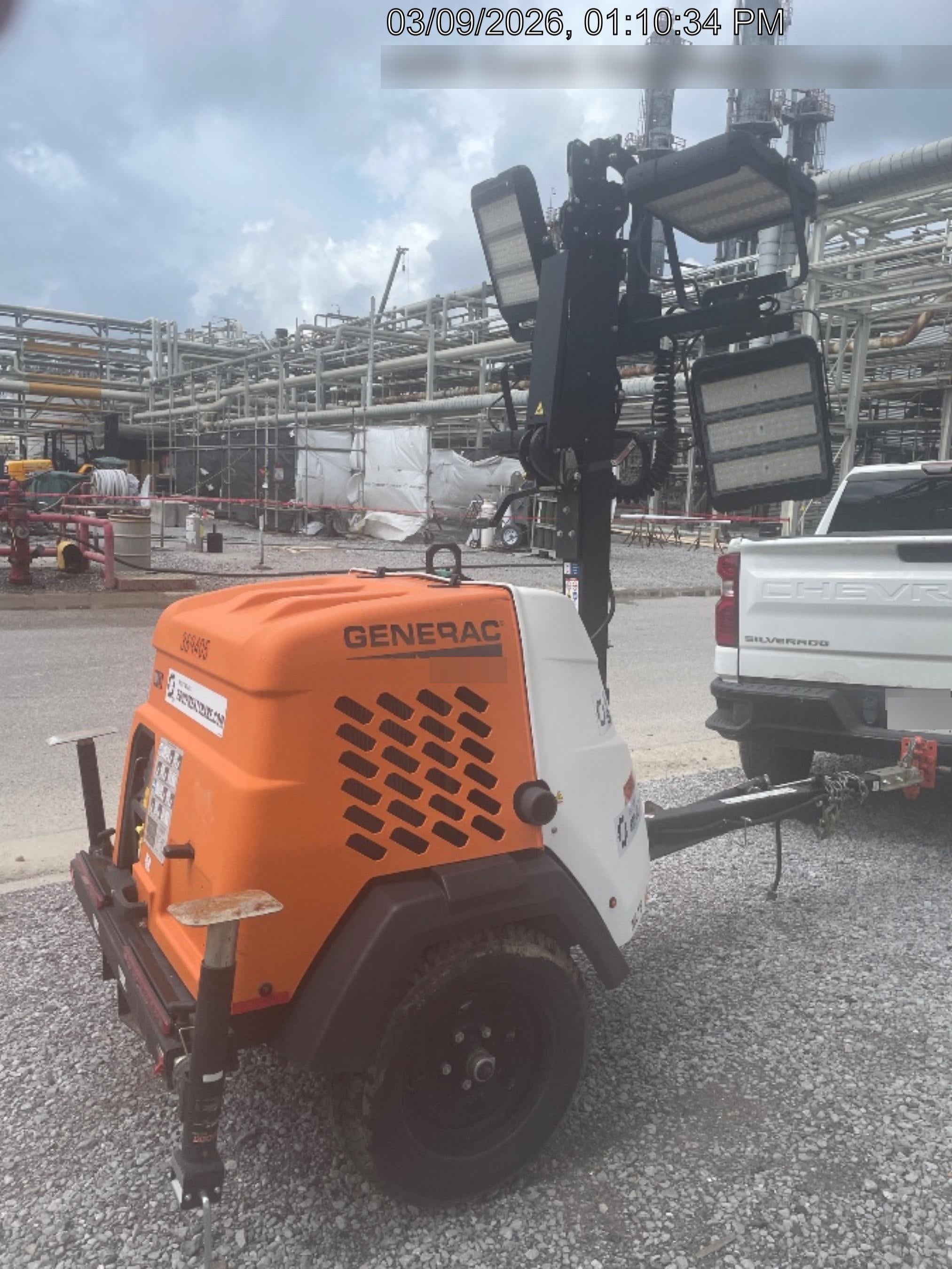 2023 Generac MLT2 Diesel, Flex Switch 120V Input, Powerzone Controller, 
(4) 320W LED Lights, 4kW Generator, 39.9 Gal Fuel Tank, 2" Ball, T3