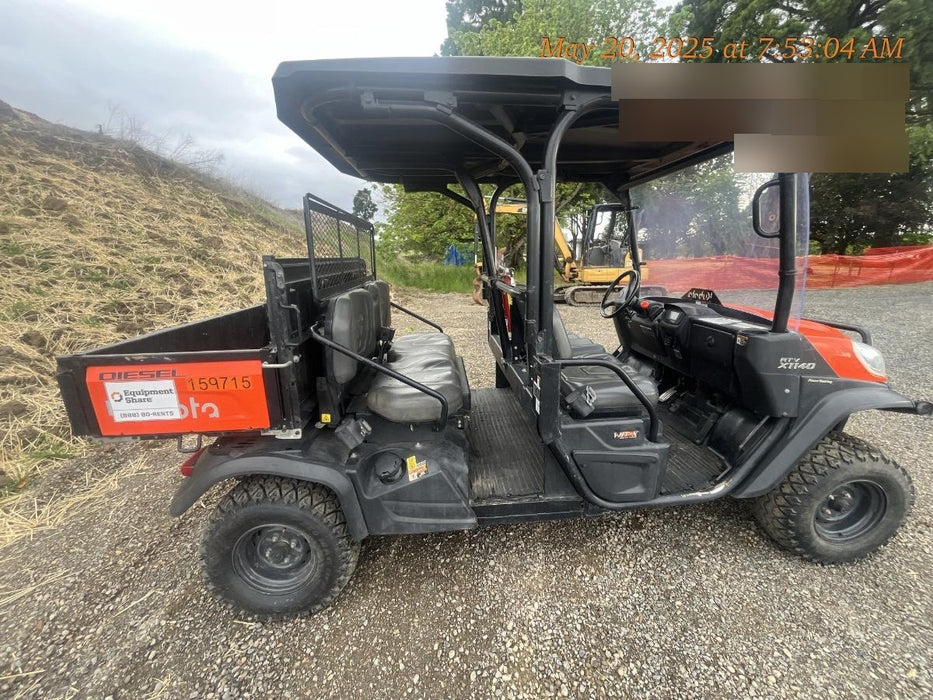 2021 Kubota RTV-X1140W-H Plastic Canopy, Windshield Acrylic Clear, LED Strobe Light, Wire Harness Kit, Back up Alarm
