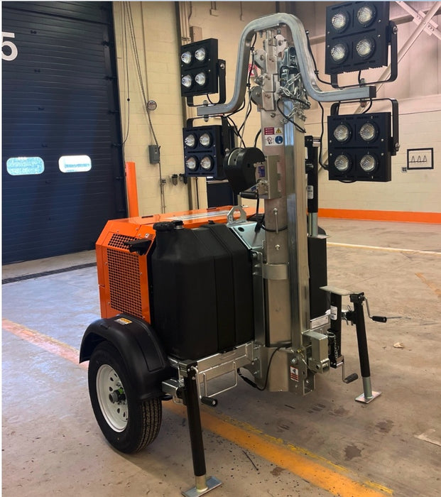 2024 Wanco WLTT-4MM4K Diesel, Deep Sea Controller, Shore Power Plug, Auto Start, (4) 350W LED Floodlights, 4kW Generator, 60 Gal Fuel Tank, 2" Ball, T3