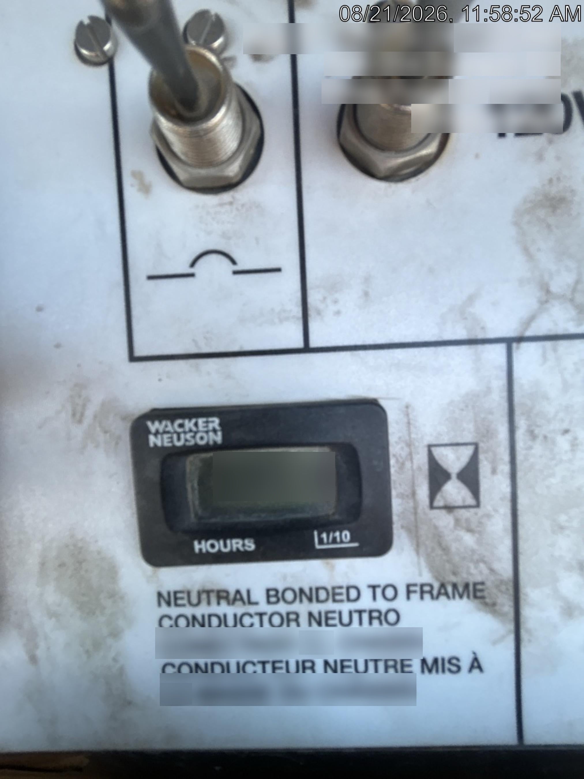 2019 Wacker Neuson LTV6L-MH Standard Options, ES Track Hardware, Fuel Level Sensor