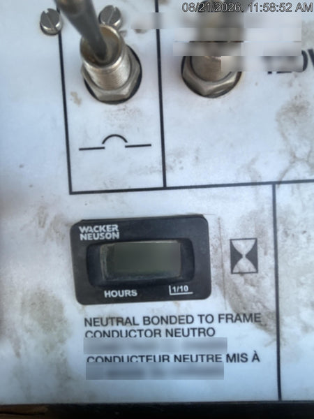 2019 Wacker Neuson LTV6L-MH Standard Options, ES Track Hardware, Fuel Level Sensor