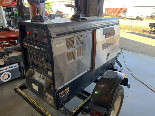 2019 Lincoln Electric Vantage 322 Ready-Pak 3, Two Wheel Trailer, Fender and Light Kit, Cable Rack