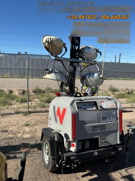 2019 Wacker Neuson LTV6K-MH Power mast, 1100W MH