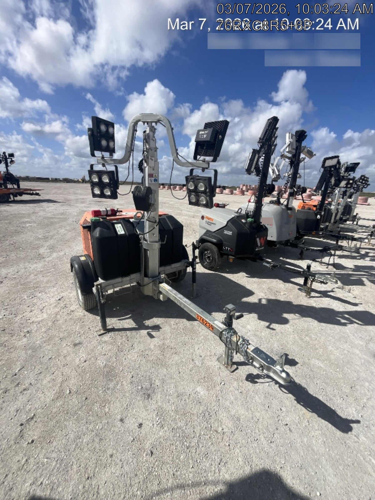 2023 Wanco WLTT-4MM4K Diesel, Deep Sea Controller, Shore Power Plug, Auto Start, (4) 350W LED Floodlights, 4kW Generator, 60 Gal Fuel Tank, 2" Ball, T3