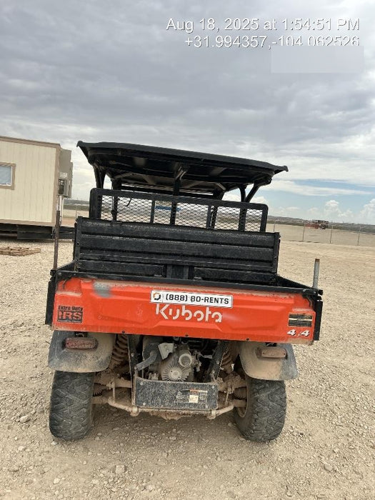 2022 Kubota RTV-X1140W-H Plastic Canopy, Windshield Acrylic Clear, LED Strobe Light, Wire Harness Kit, Back up Alarm