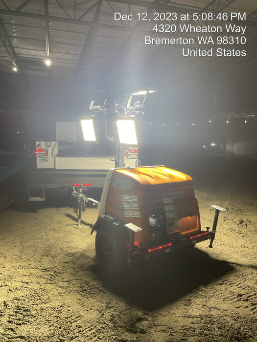 2023 Generac MLT2 Diesel, Flex Switch 120V Input, Powerzone Controller, (4) 320W LED Lights, 4kW Generator, 39.9 Gal Fuel Tank, 2" Ball, T3