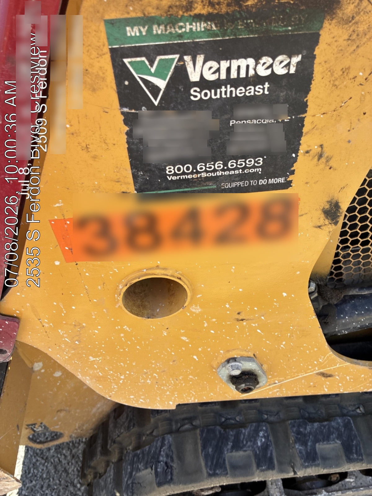 2019 VERMEER S925TX