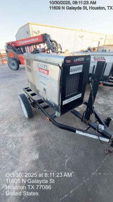 2024 Lincoln Electric LE400 Kubota V1505, Trlr, Cable Rack, Light Kit, ES Decals, T3