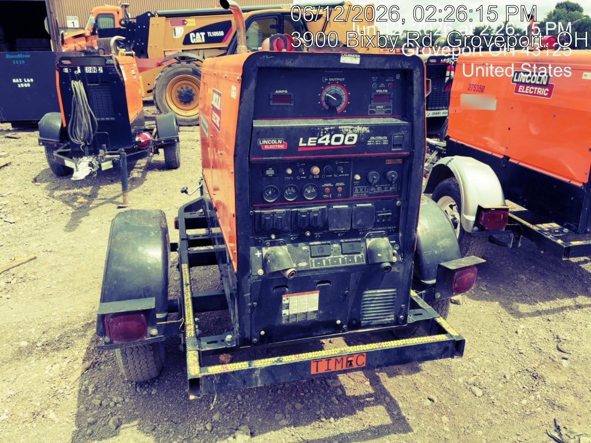 2024 Lincoln Electric LE400 Kubota V1505, Trlr, Cable Rack, Light Kit, ES Decals, T3