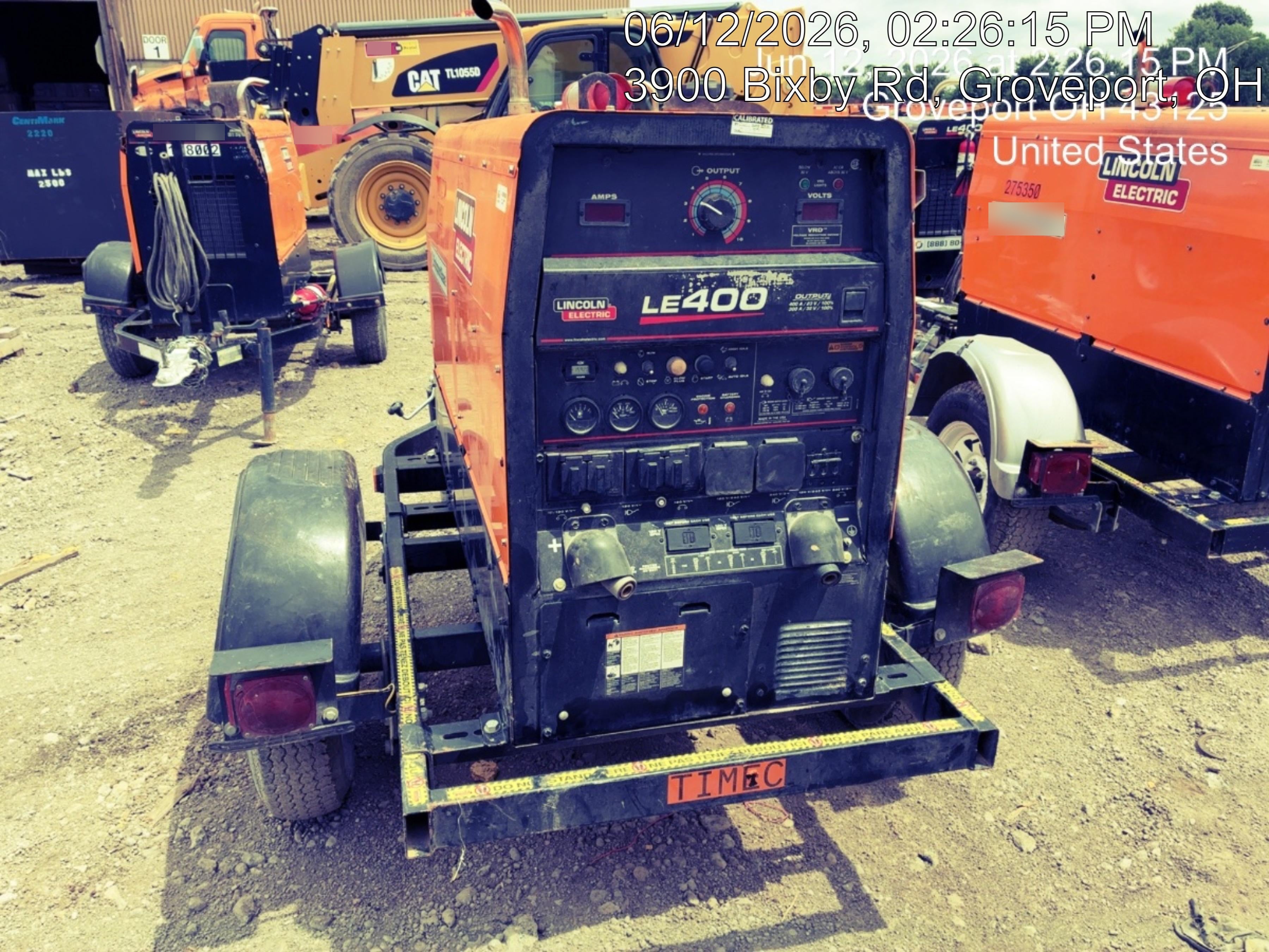 2024 Lincoln Electric LE400 Kubota V1505, Trlr, Cable Rack, Light Kit, ES Decals, T3