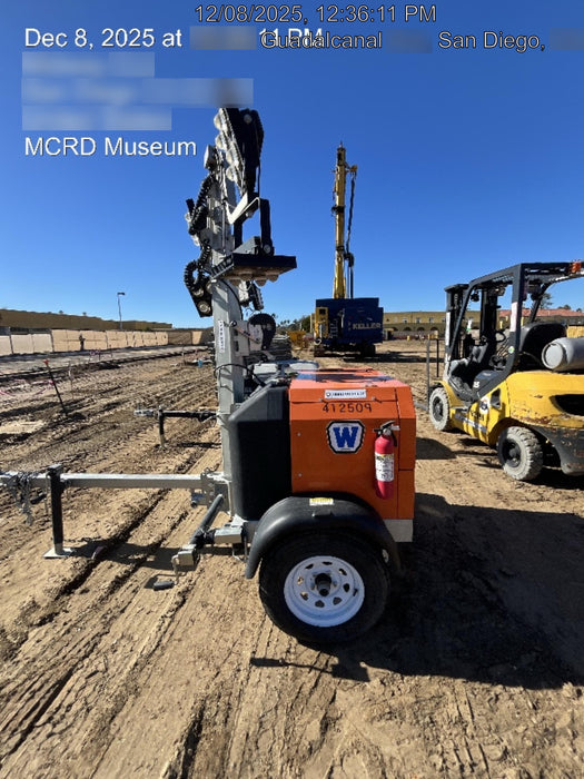 2024 Wanco WLTT-4MM4K Diesel, Deep Sea Controller, Shore Power Plug, Auto Start, (4) 350W LED Floodlights, 4kW Generator, 60 Gal Fuel Tank, 2" Ball, T3