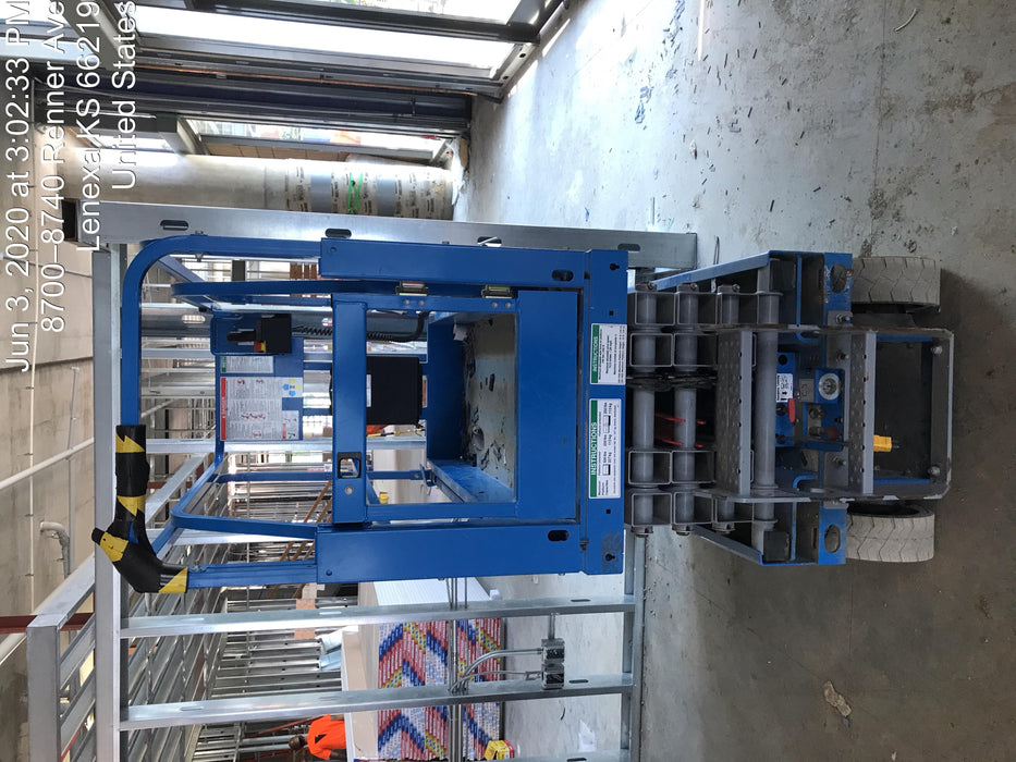 2020 Genie GS-1930 Solid Non Marking Tires, Beacon, Folding rails with half height swing gate