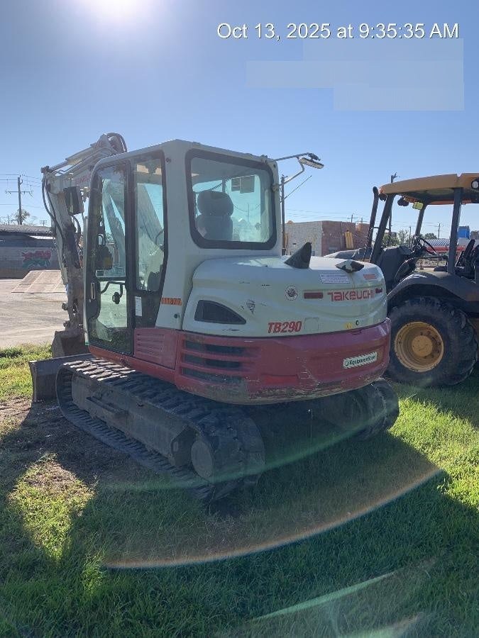 2020 Takeuchi TB290C Cab/Heat/Air, Rubber Tracks, Manual TAG QC