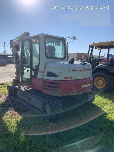 2020 Takeuchi TB290C Cab/Heat/Air, Rubber Tracks, Manual TAG QC