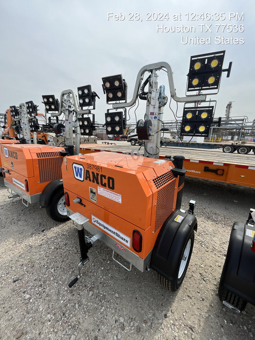 2024 Wanco WLTT-4MM4K Diesel, Deep Sea Controller, Shore Power Plug, Auto Start, (4) 350W LED Floodlights, 4kW Generator, 60 Gal Fuel Tank, 2" Ball, T3