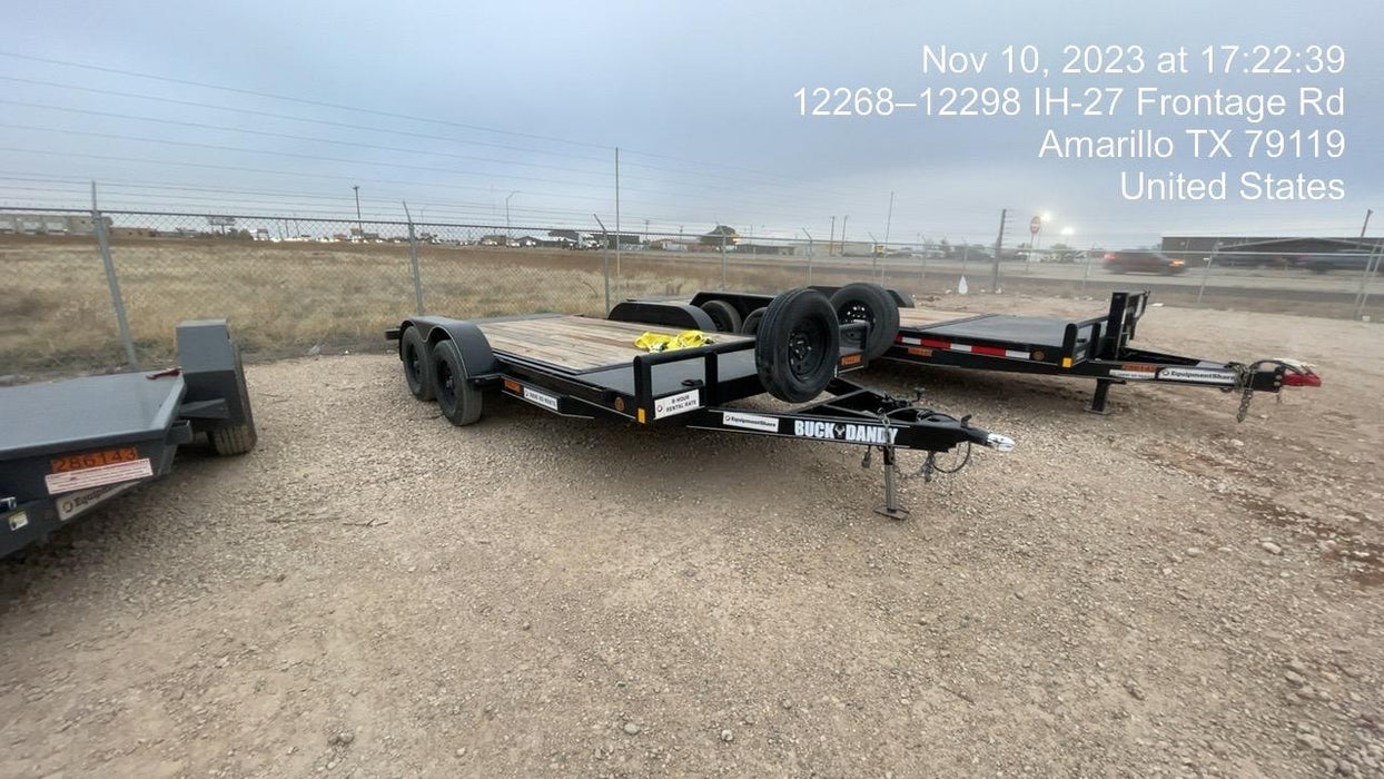 2023 BUCK DANDY 16' Light Duty Tilt Car Hauler