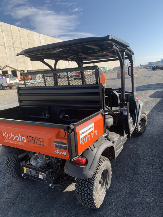 2022 Kubota RTV-X1140W-H Plastic Canopy, Windshield Acrylic Clear, LED Strobe Light, Wire Harness Kit, Back up Alarm
