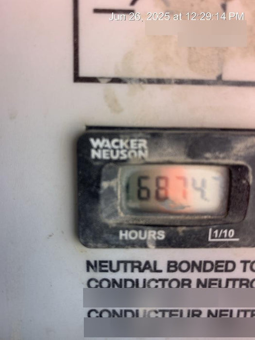 2018 Wacker Neuson LTV6L-MH LTV6L Mobile Light Tower w/Fuel Level Sensor Installed