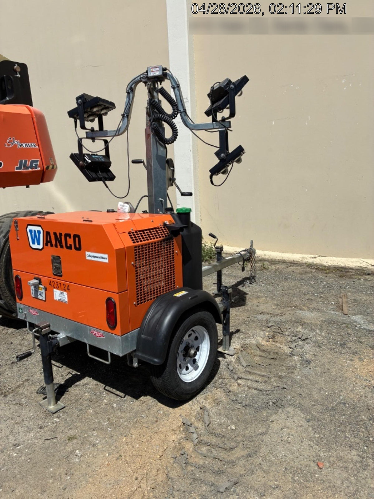 2024 Wanco WLTT-4MM4K Diesel, Deep Sea Controller, Shore Power Plug, Auto Start, (4) 350W LED Floodlights, 4kW Generator, 60 Gal Fuel Tank, 2" Ball, T3