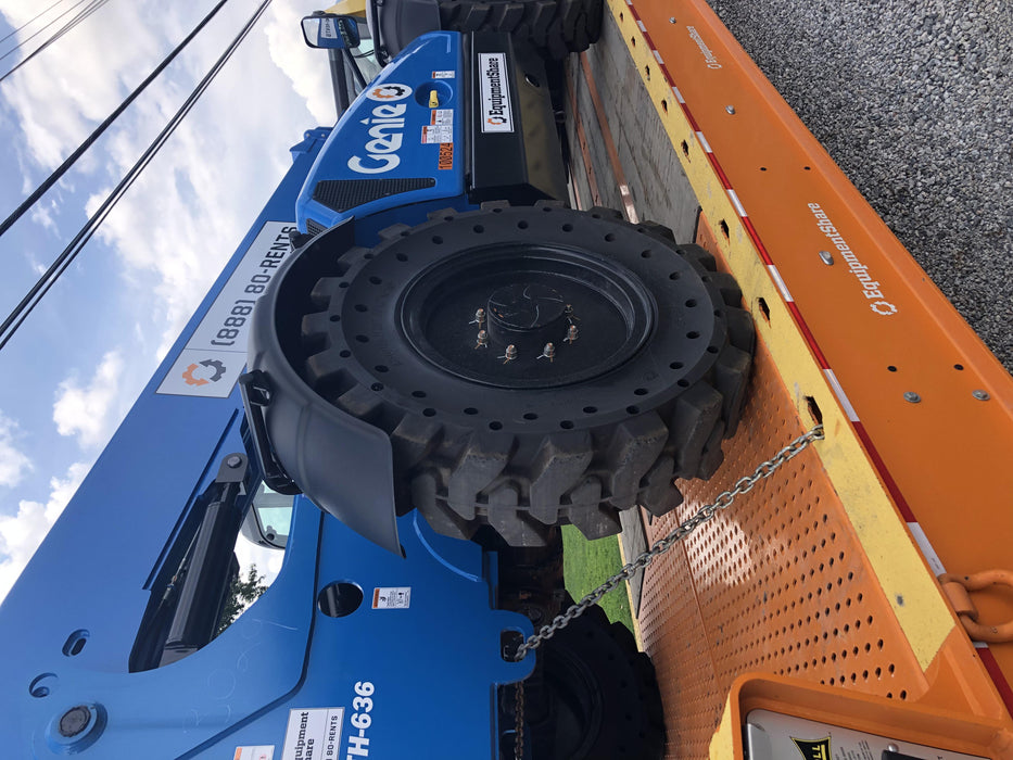 2020 Genie GTH-636 Cab/Heat/Air, Solid Tires, Work Lights, Beacon, Aux Hydraulics, Back up Alarm