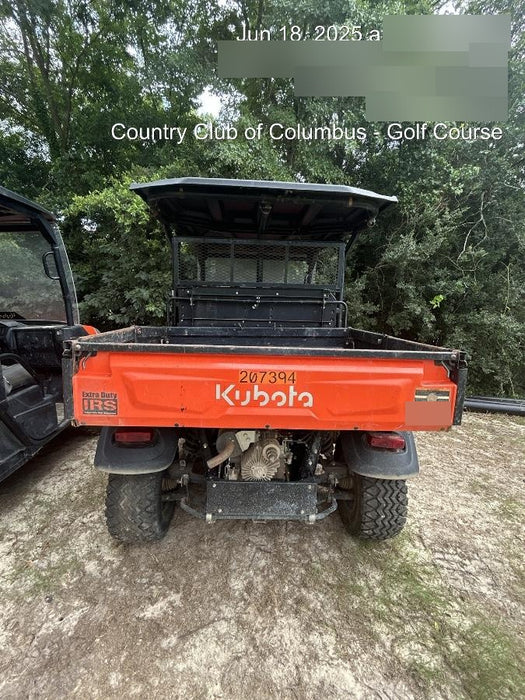2022 Kubota RTV-X1140W-H Plastic Canopy, Windshield Acrylic Clear, LED Strobe Light, Wire Harness Kit, Back up Alarm
