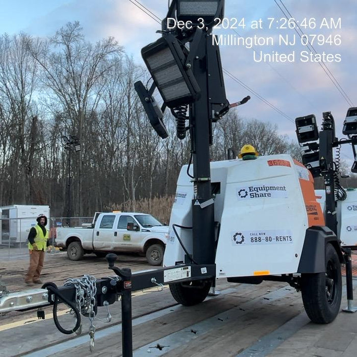 2023 Generac MLT2 Diesel, Flex Switch 120V Input, Powerzone Controller, 
(4) 320W LED Lights, 4kW Generator, 39.9 Gal Fuel Tank, 2" Ball, T3